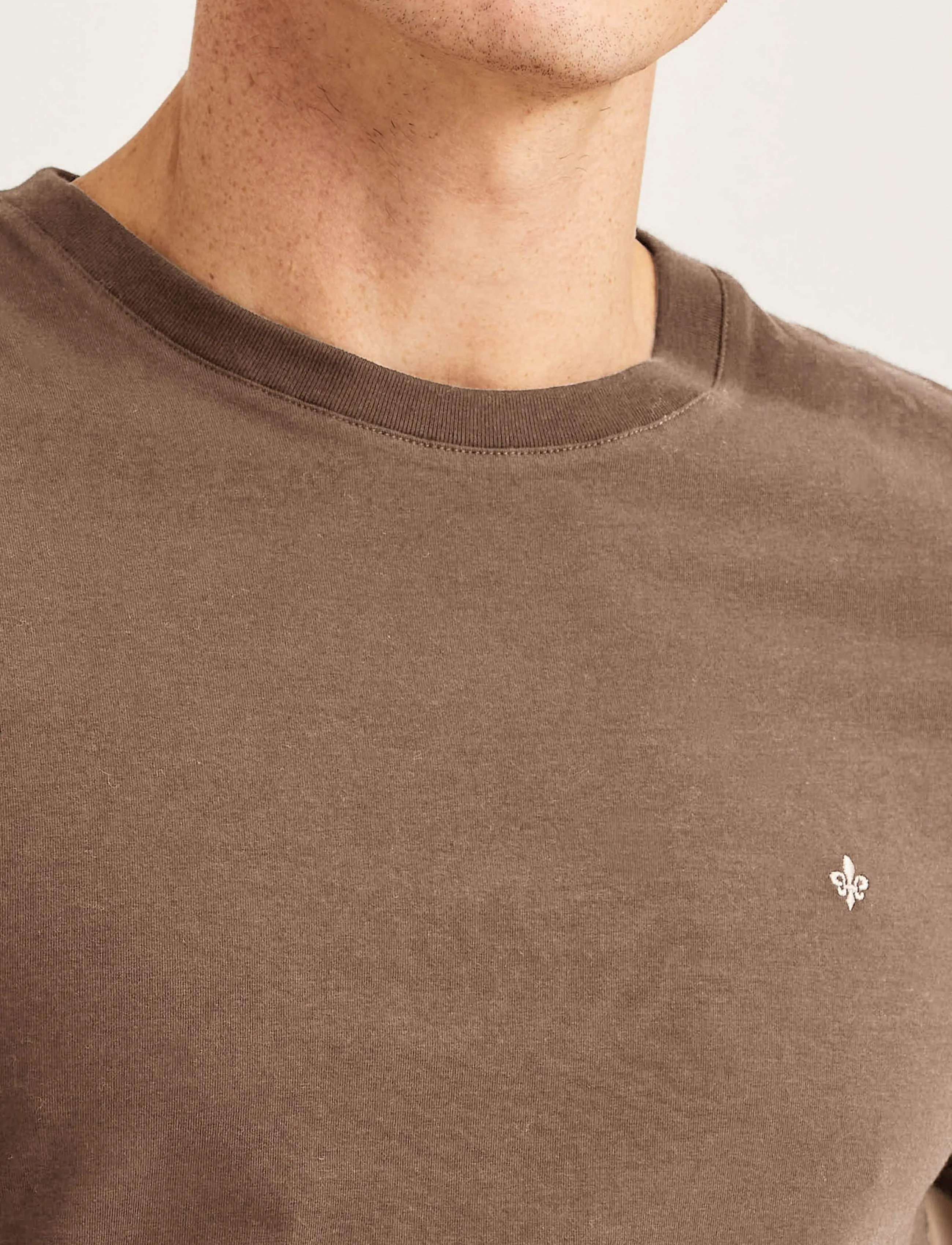 Morris - James Tee - short-sleeved t-shirts - brown - 5