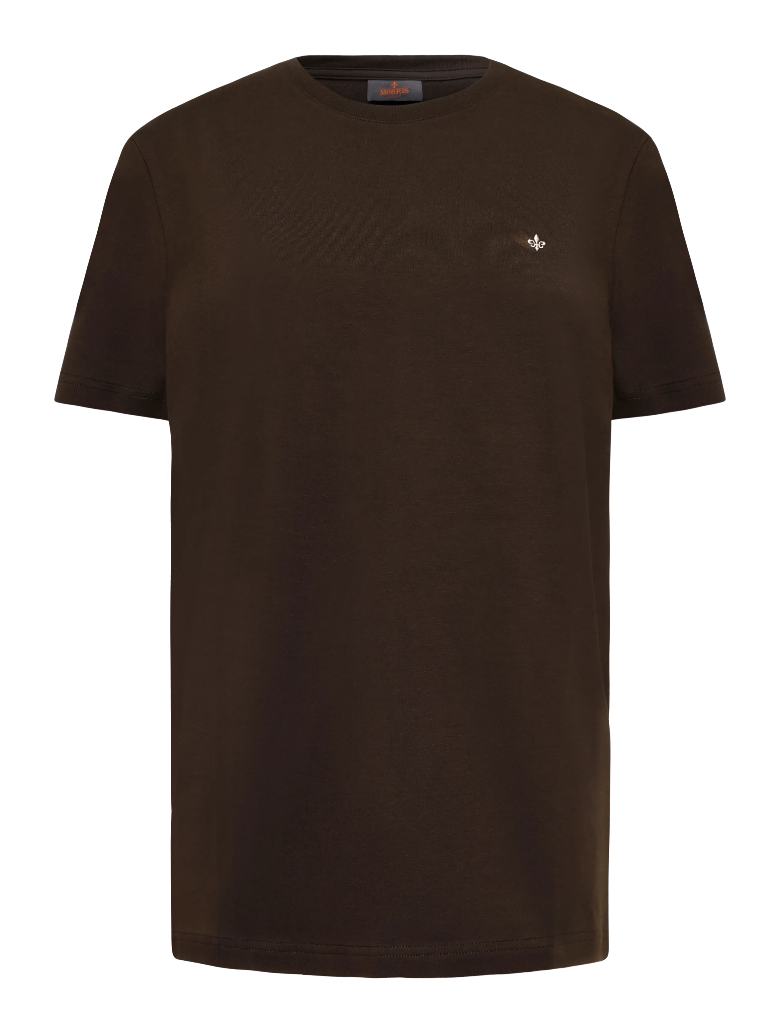 Morris - James Tee - short-sleeved t-shirts - dark brown - 1