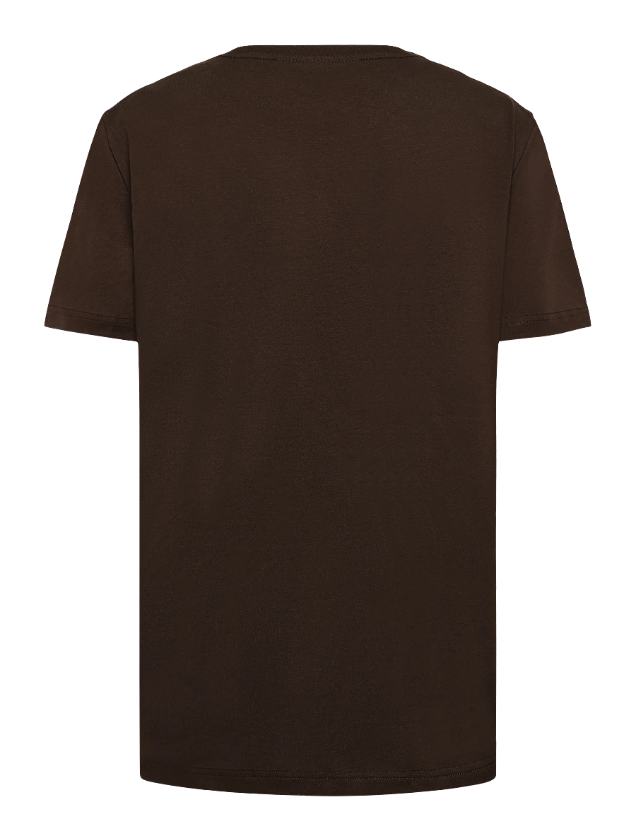 Morris - James Tee - short-sleeved t-shirts - dark brown - 2