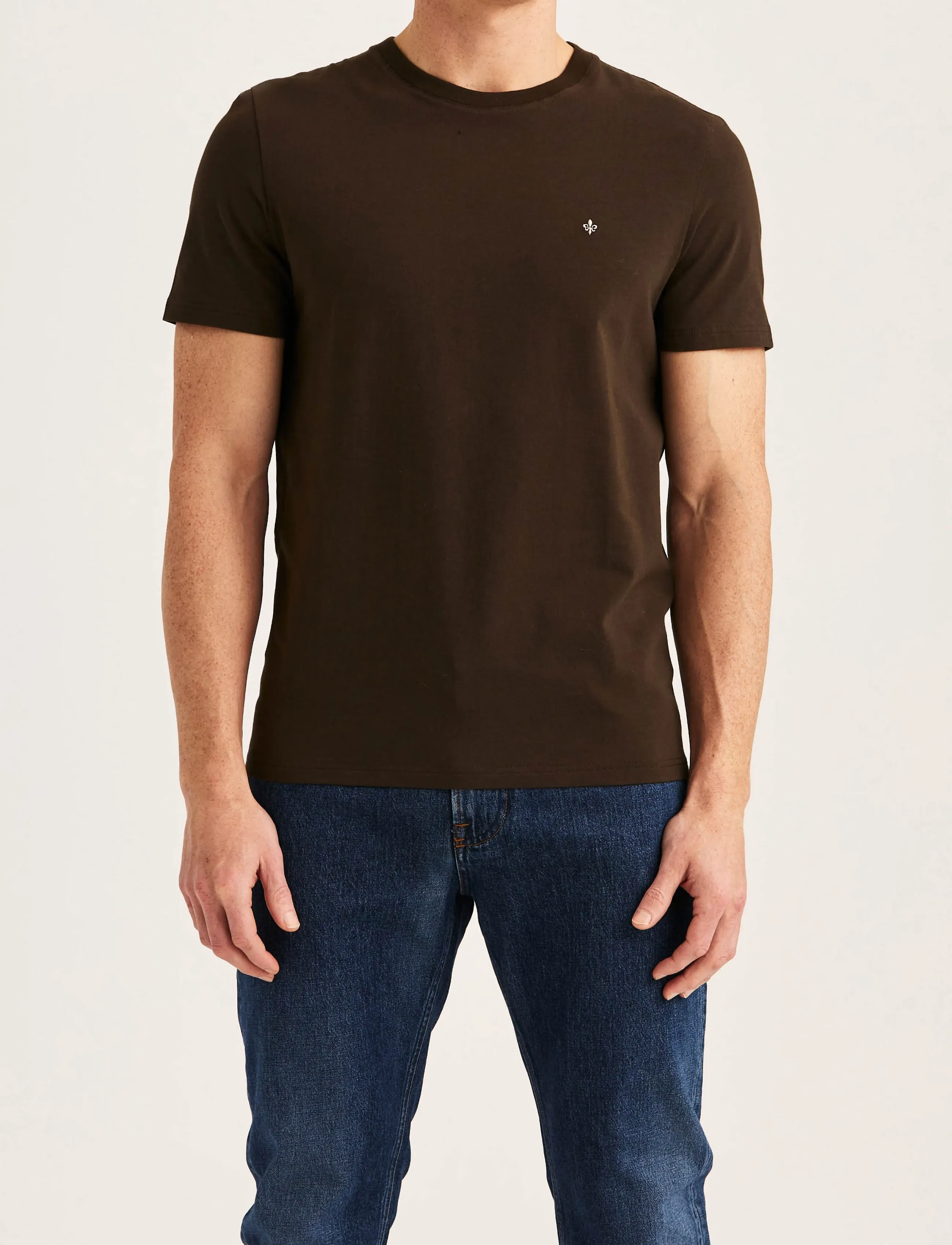 Morris James Tee - Morris Stockholm - DARK BROWN / brown