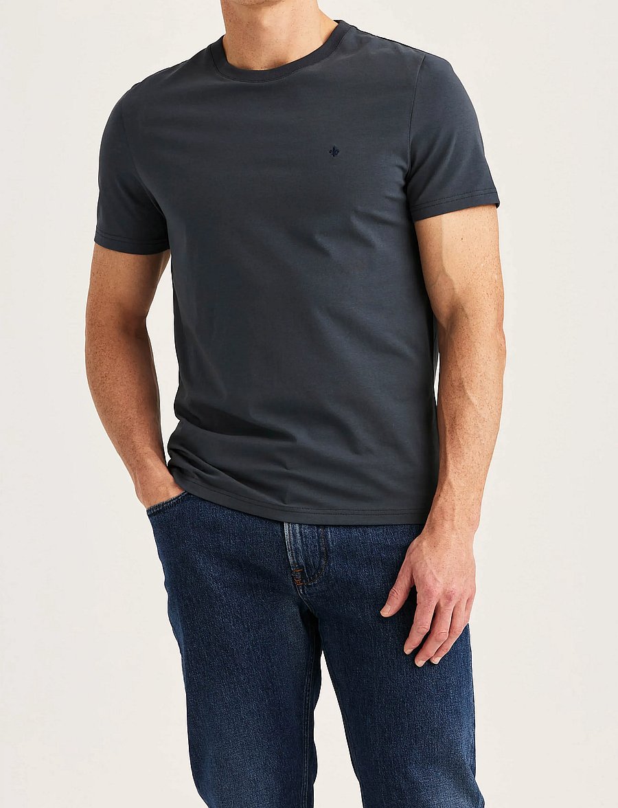 Morris - James Tee - short-sleeved t-shirts - grey - 0