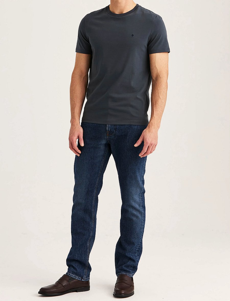 Morris - James Tee - short-sleeved t-shirts - grey - 3