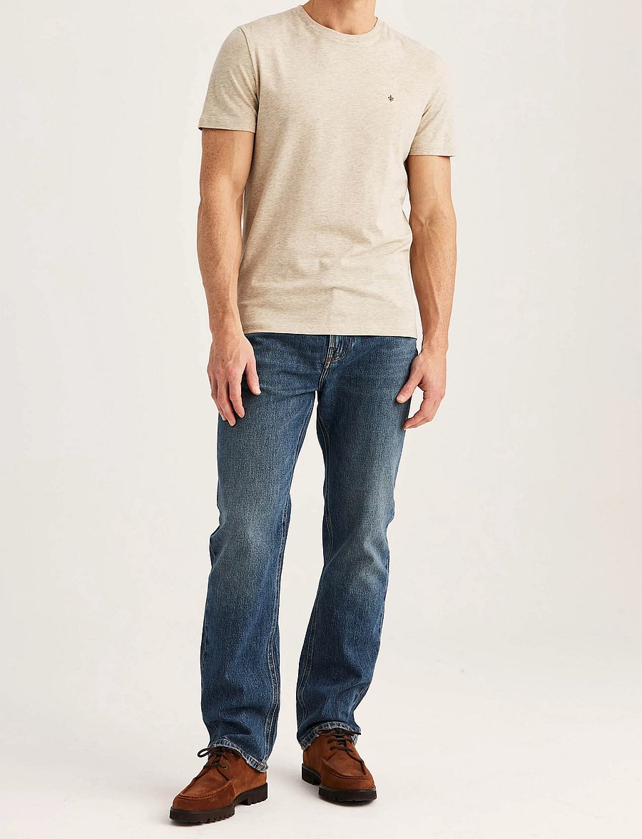 Morris - James Tee - kortärmade t-shirts - khaki - 3