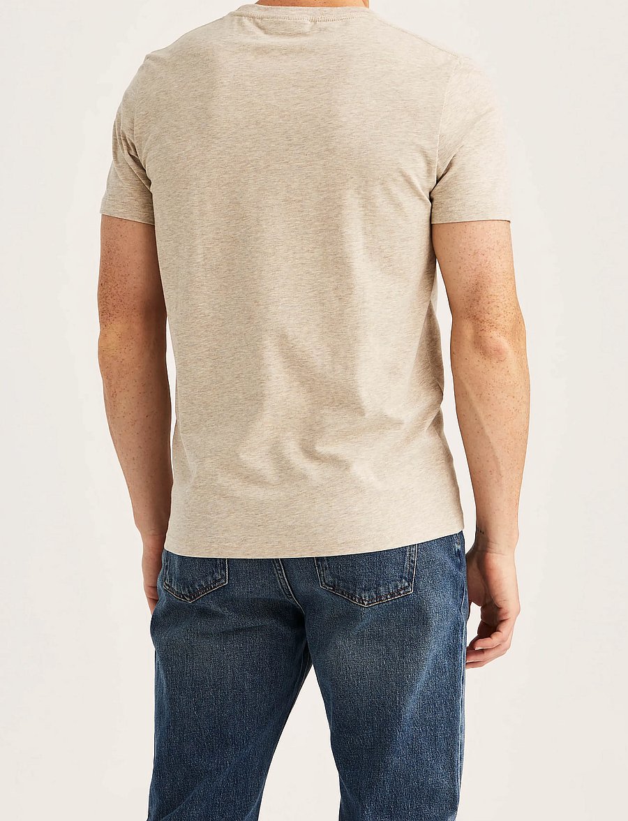 Morris - James Tee - kortärmade t-shirts - khaki - 4