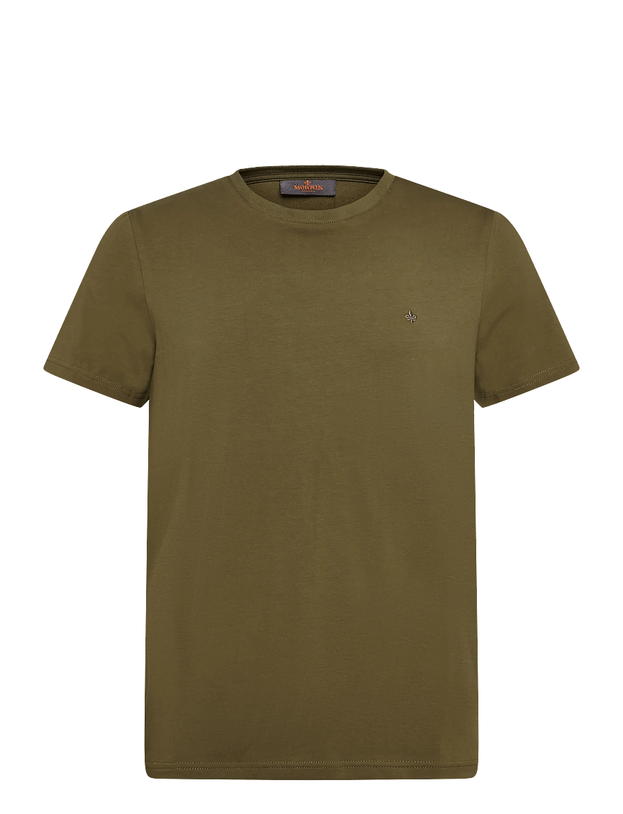Morris - James Tee - short-sleeved t-shirts - olive - 1
