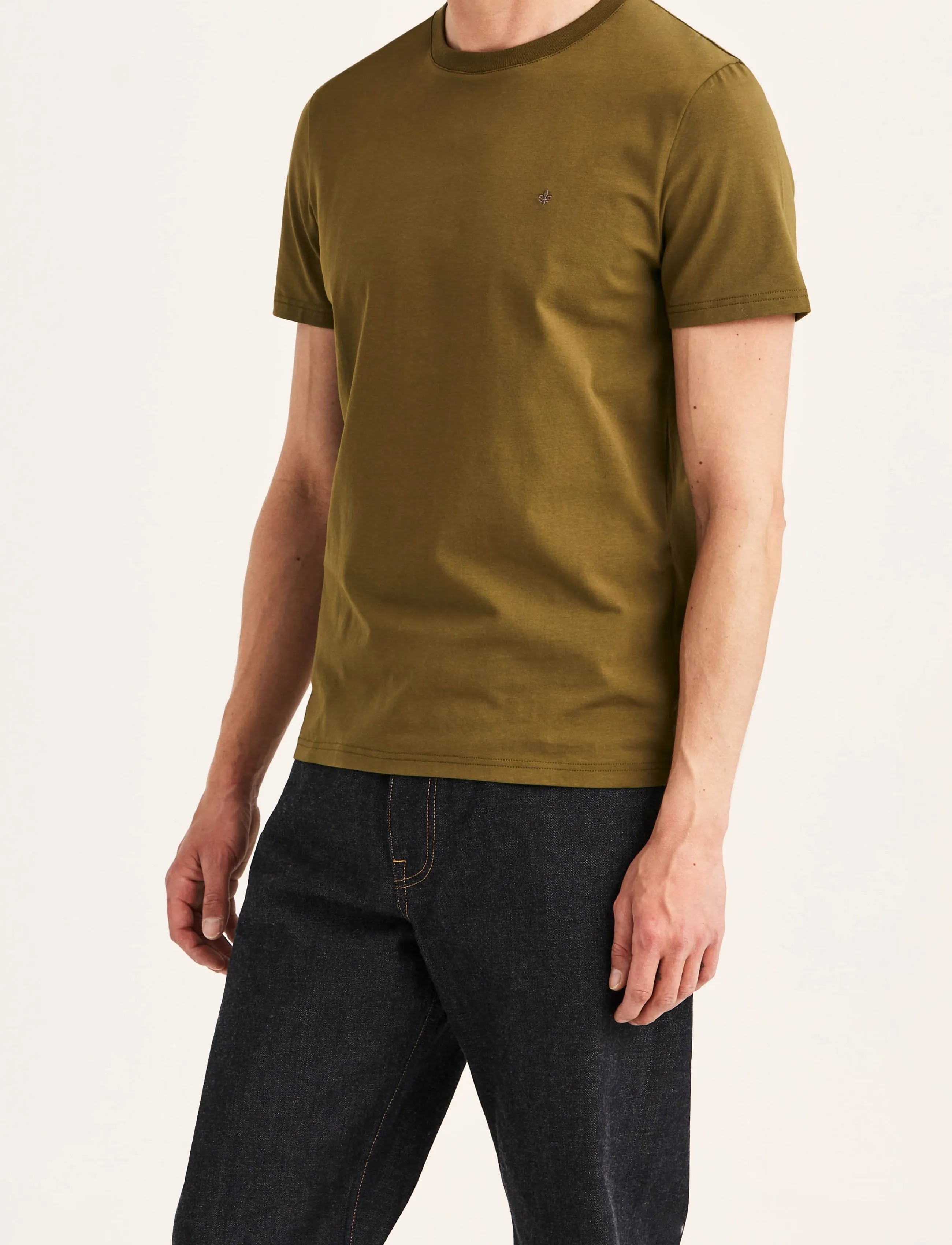 Morris James Tee - Morris Stockholm - OLIVE / khaki/green