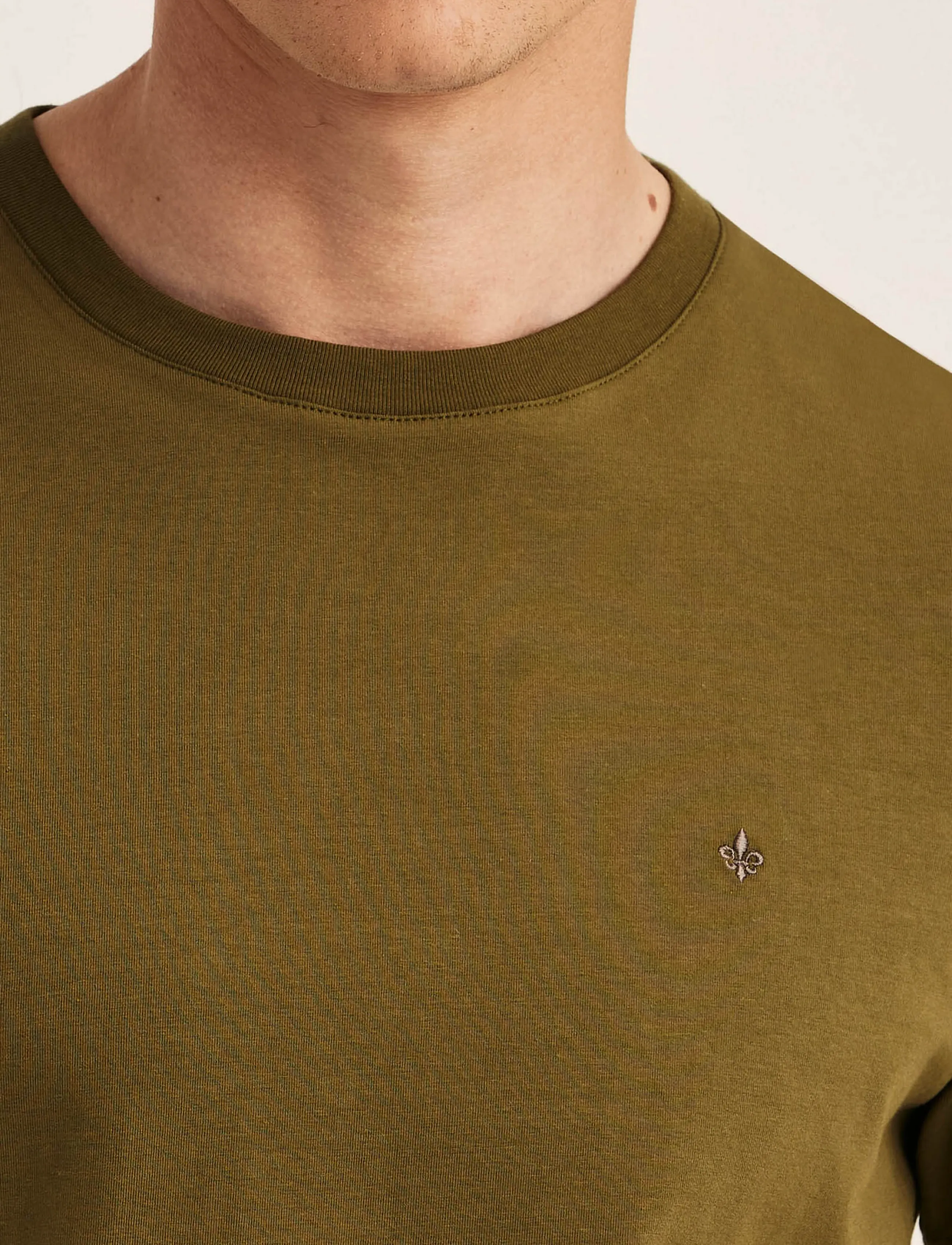 Morris - James Tee - short-sleeved t-shirts - olive - 5