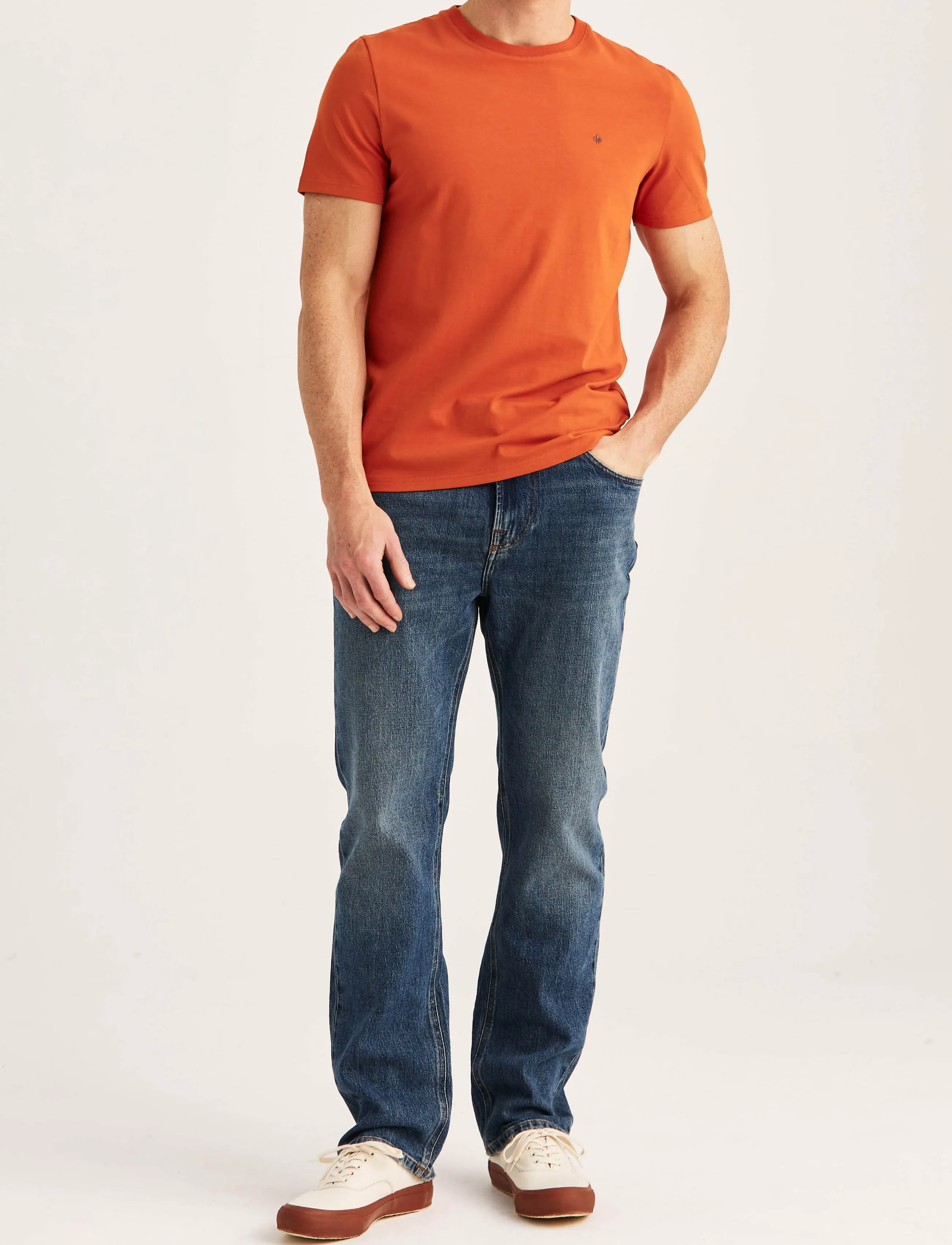Morris - James Tee - short-sleeved t-shirts - orange - 3