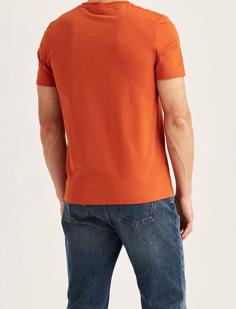 Morris - James Tee - short-sleeved t-shirts - orange - 4