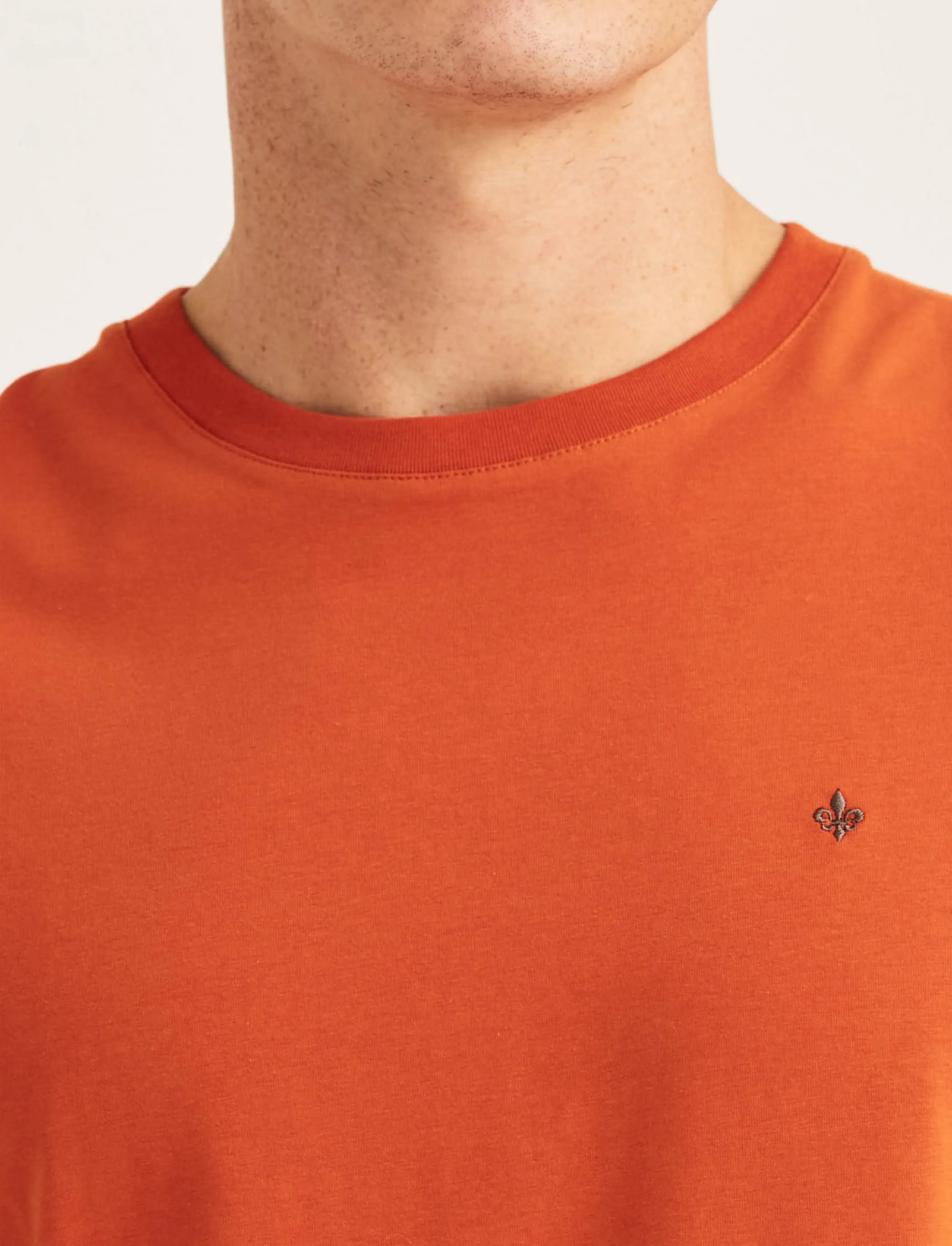 Morris - James Tee - short-sleeved t-shirts - orange - 5