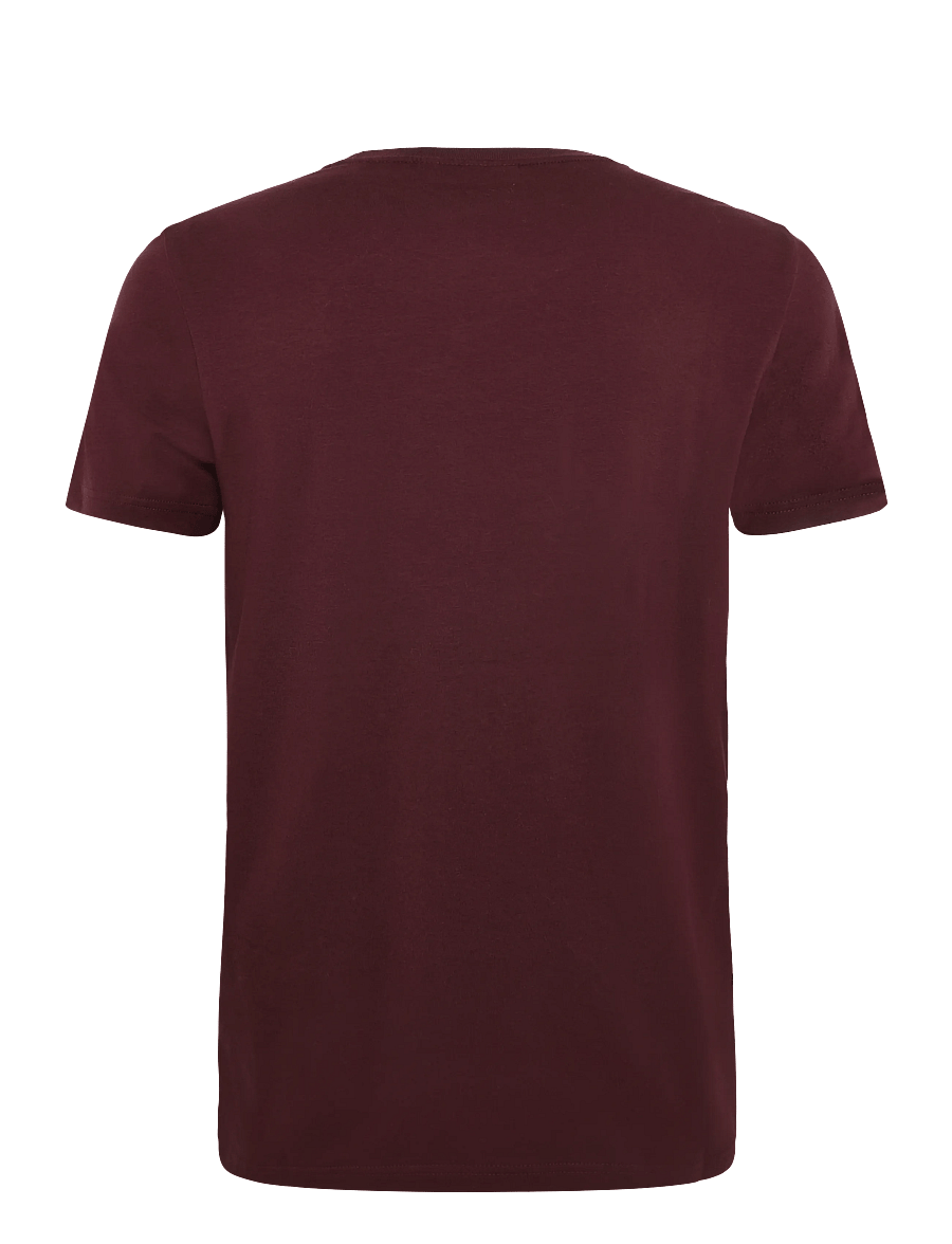 Morris - James Tee - kortärmade t-shirts - wine red - 2