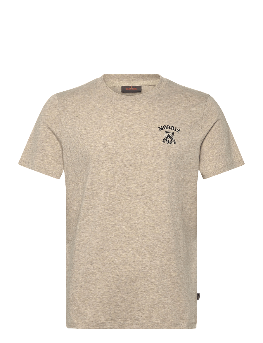 Morris - Morris Jersey Tee - lühikeste varrukatega t-särgid - khaki - 1