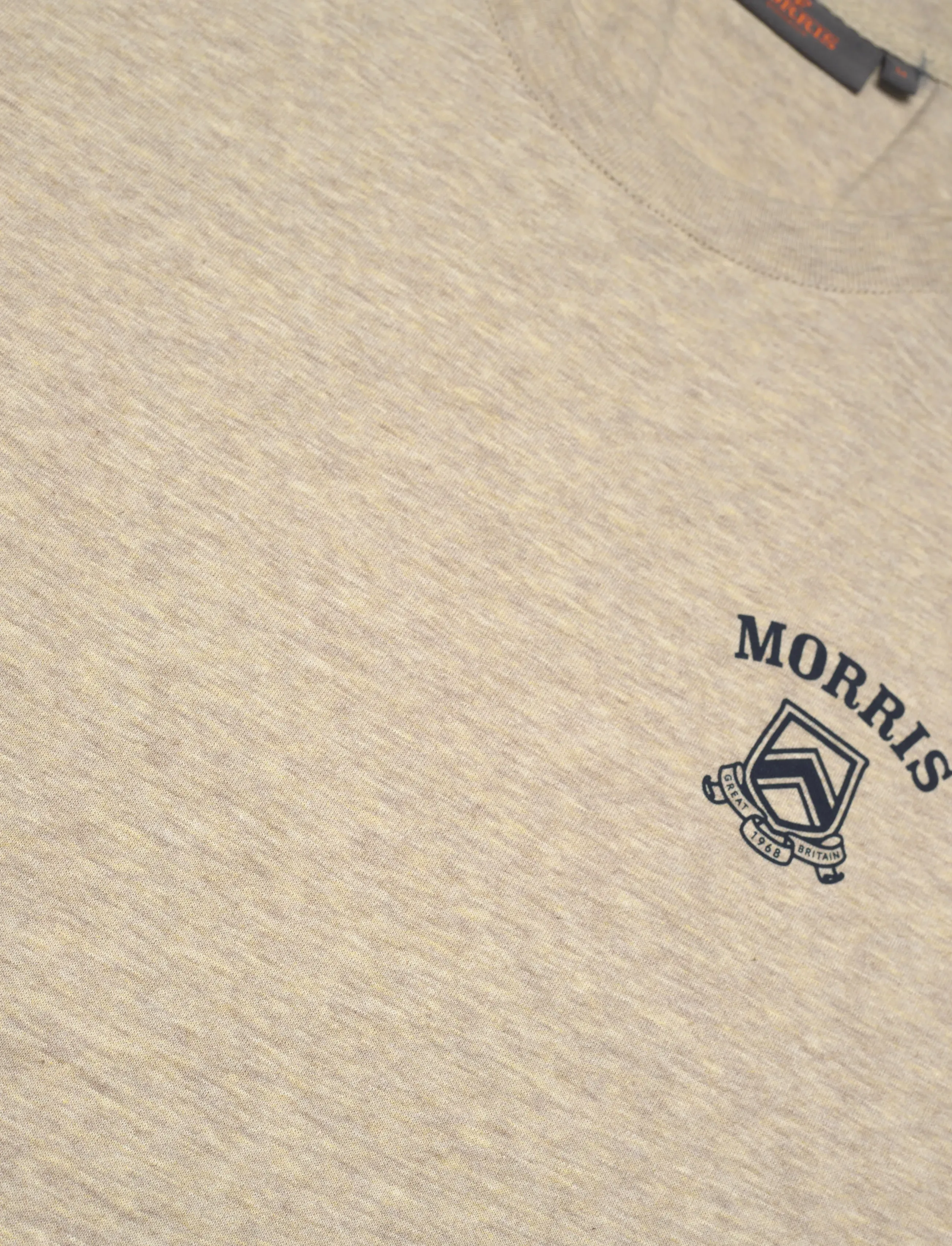 Morris - Morris Jersey Tee - lühikeste varrukatega t-särgid - khaki - 5