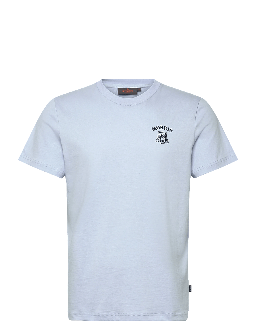 Morris - Morris Jersey Tee - short-sleeved t-shirts - light blue - 1