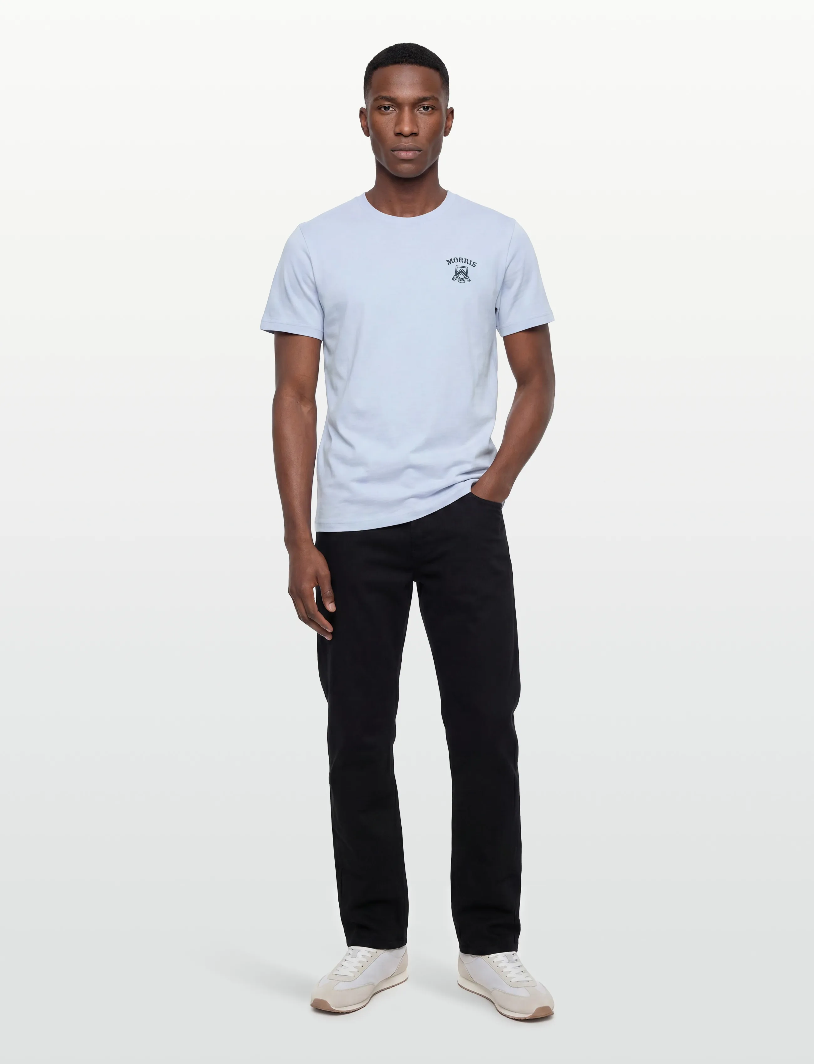 Morris Morris Jersey Tee, XXL, Blue, T-Shirts > Kortærmede, Herre