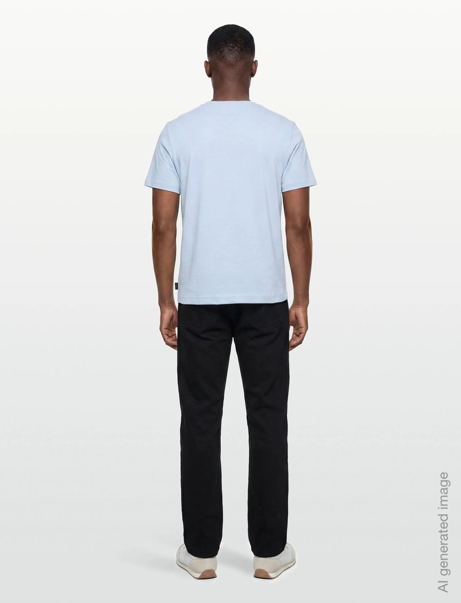 Morris - Morris Jersey Tee - short-sleeved t-shirts - light blue - 4