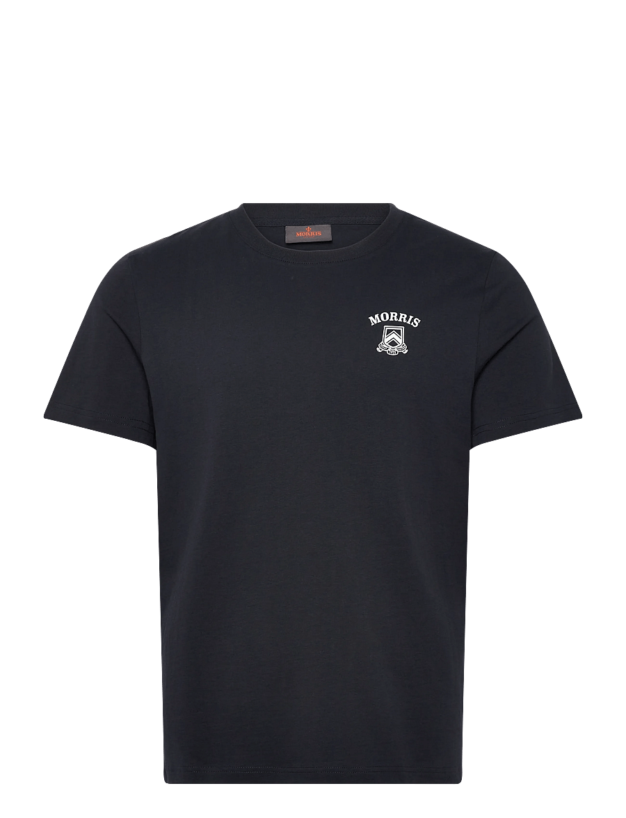 Morris - Morris Jersey Tee - kurzärmelige t-shirts - old blue - 1