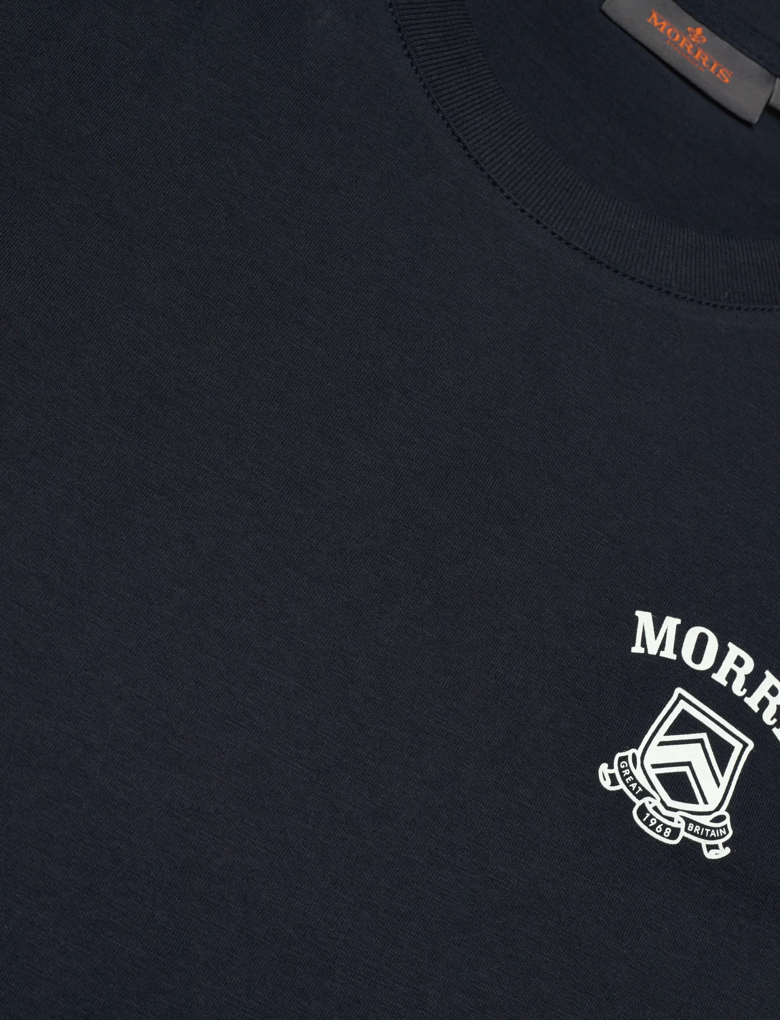 Morris - Morris Jersey Tee - short-sleeved t-shirts - old blue - 5