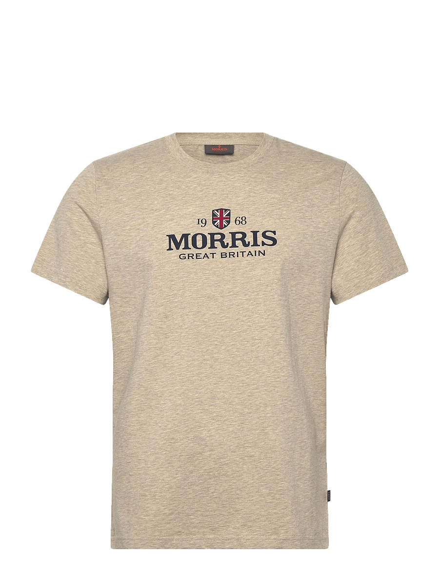 Morris - Britain Jersey Tee - kortärmade t-shirts - khaki - 1