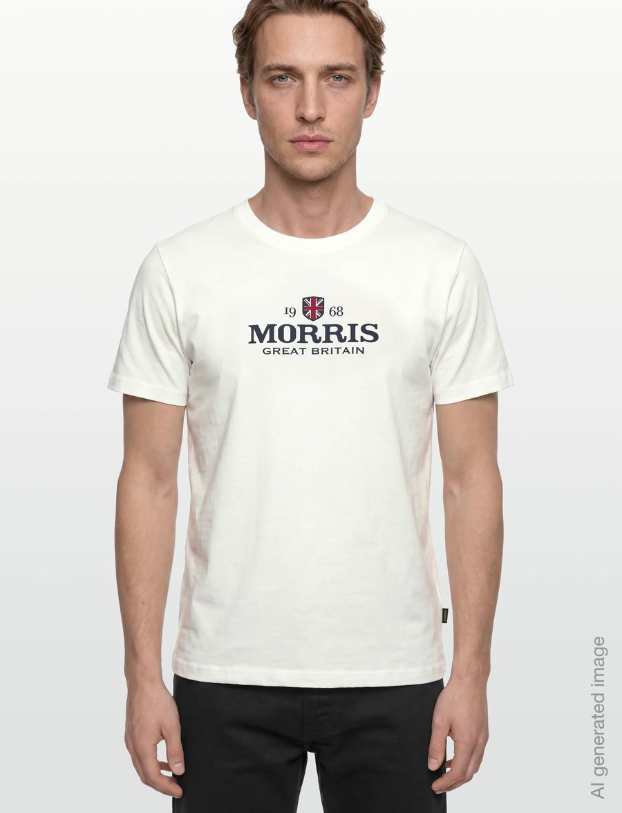 Morris - Britain Jersey Tee - lühikeste varrukatega t-särgid - off white - 3