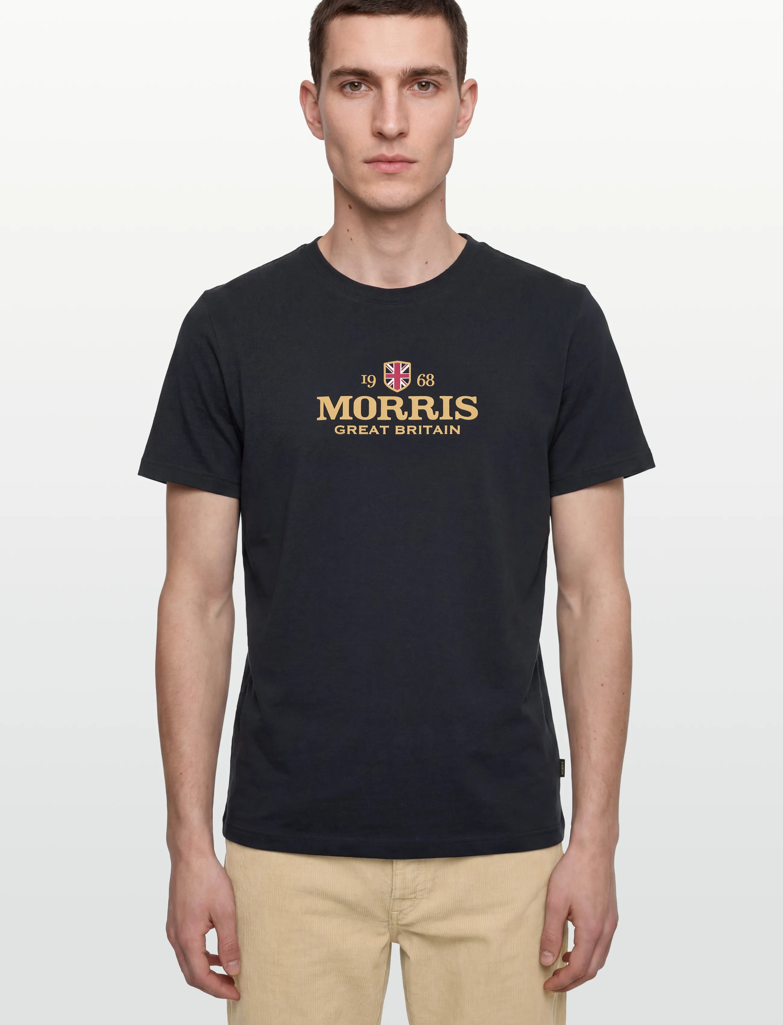 Morris - Britain Jersey Tee - short-sleeved t-shirts - old blue - 3