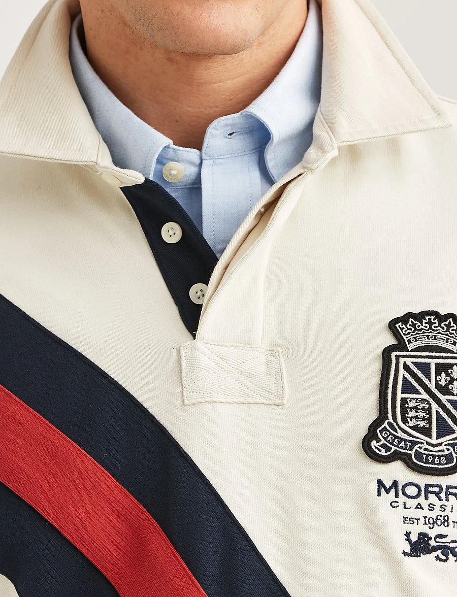 Morris - Edward Rugger - langærmede poloer - off white - 5