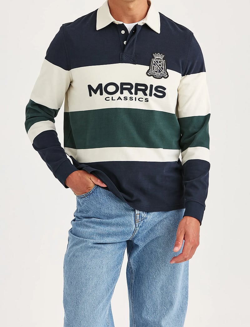 Morris - Edward Rugger - langärmelig - old blue - 0