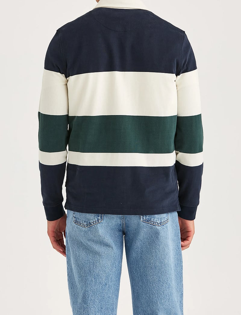 Morris - Edward Rugger - langärmelig - old blue - 4