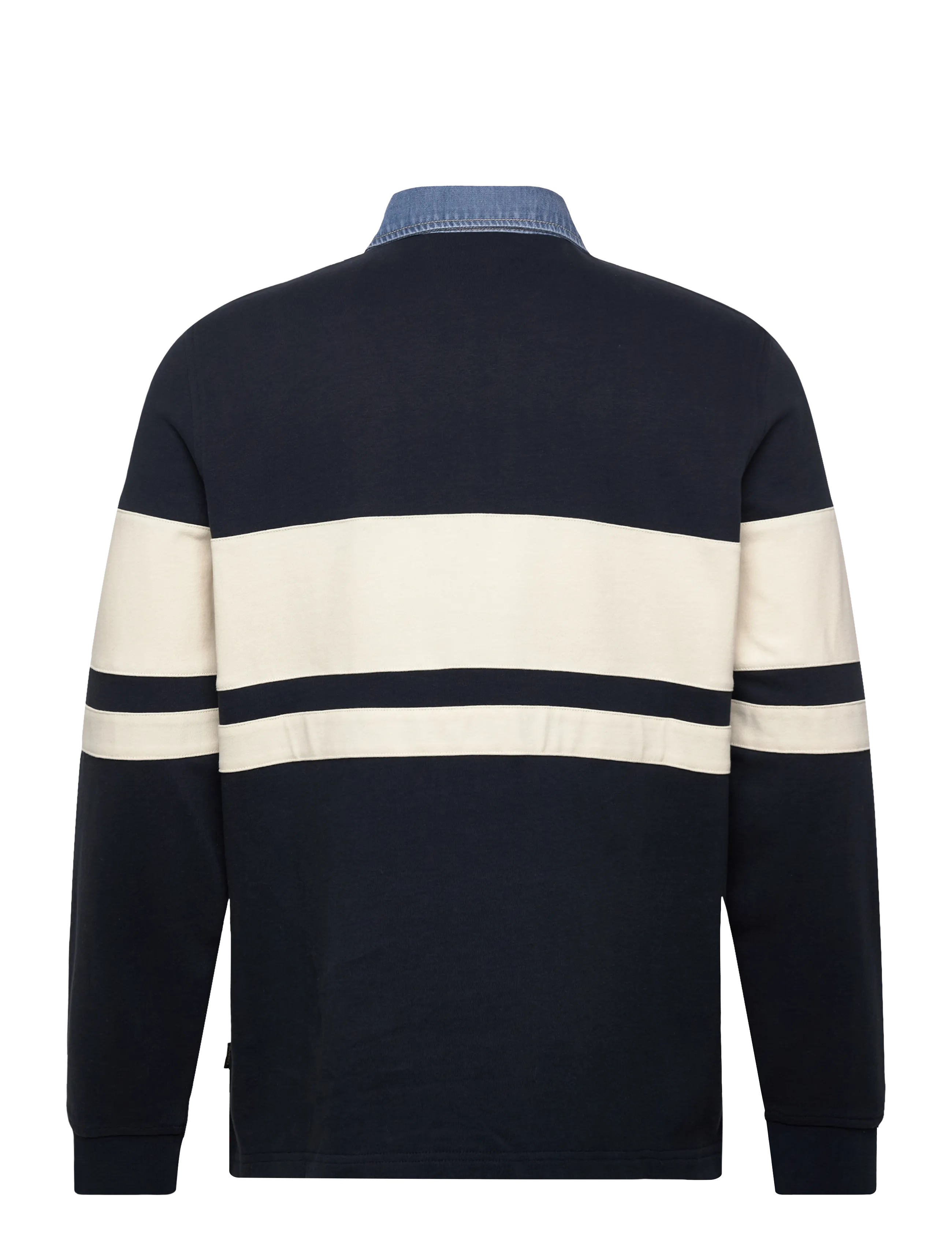 Morris - Weston Rugger - langerma pólóbolir - old blue - 2