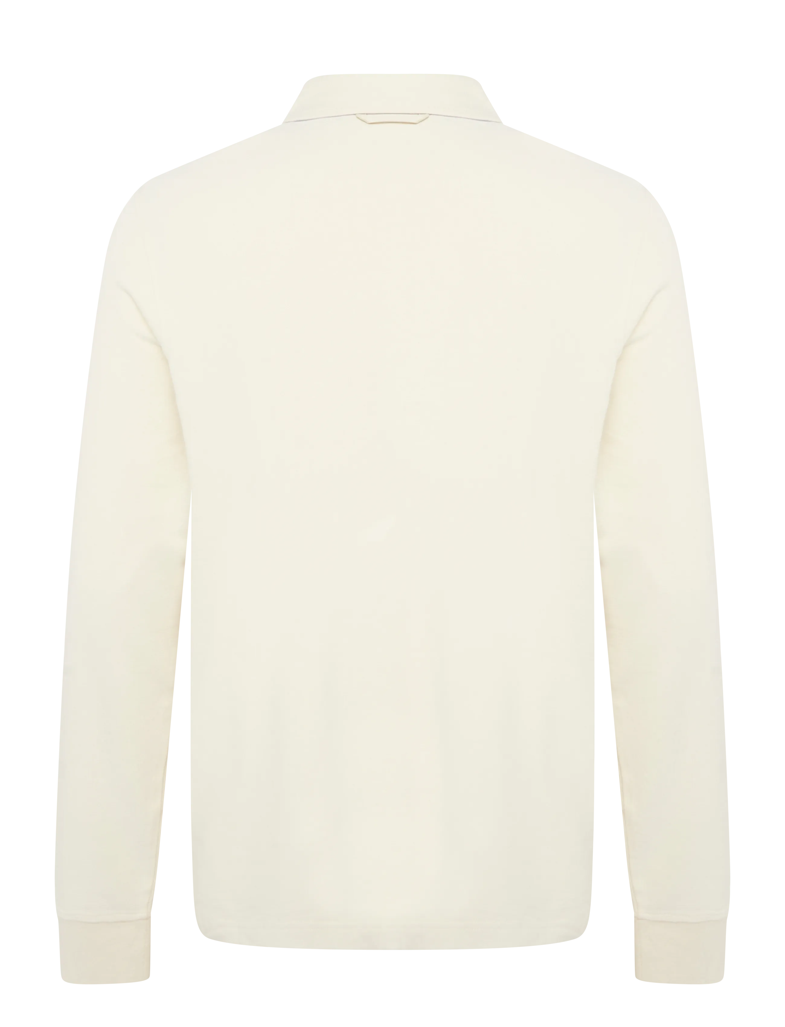 Morris - Graham Rugger - långärmade stickade pikétröjor - off white - 2