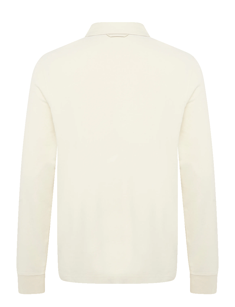 Morris - Graham Rugger - långärmade stickade pikétröjor - off white - 2