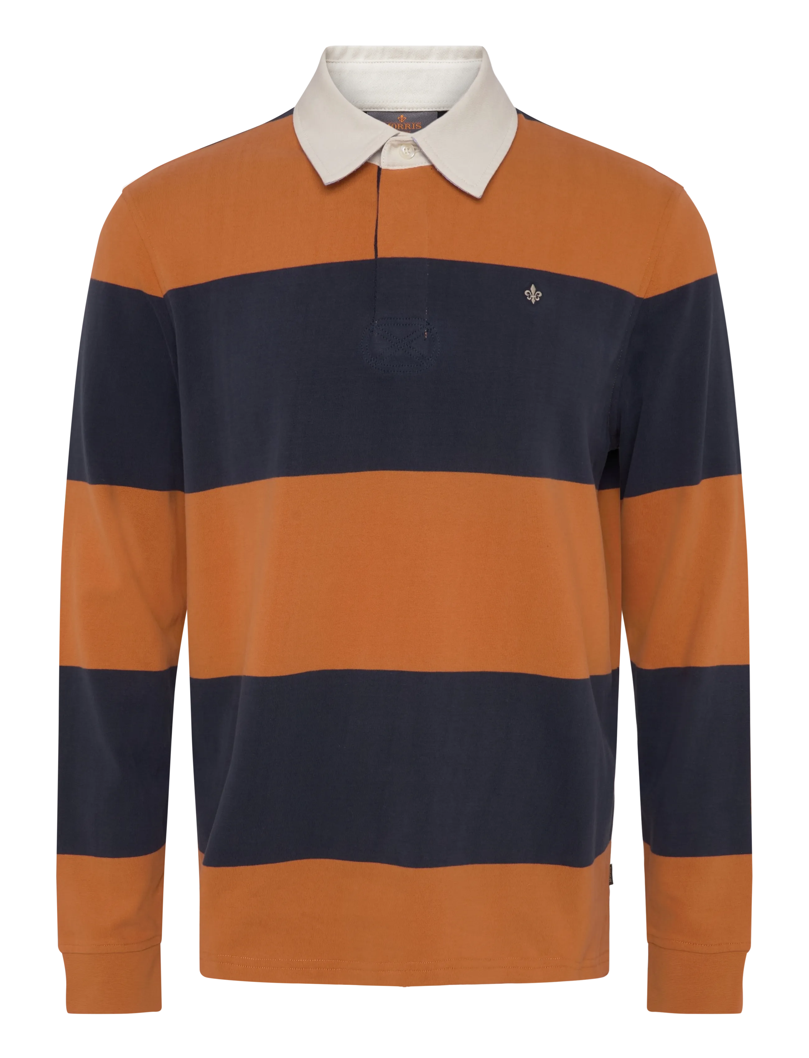Morris - Graham Rugger - langärmelige strick-polohemden - orange - 1