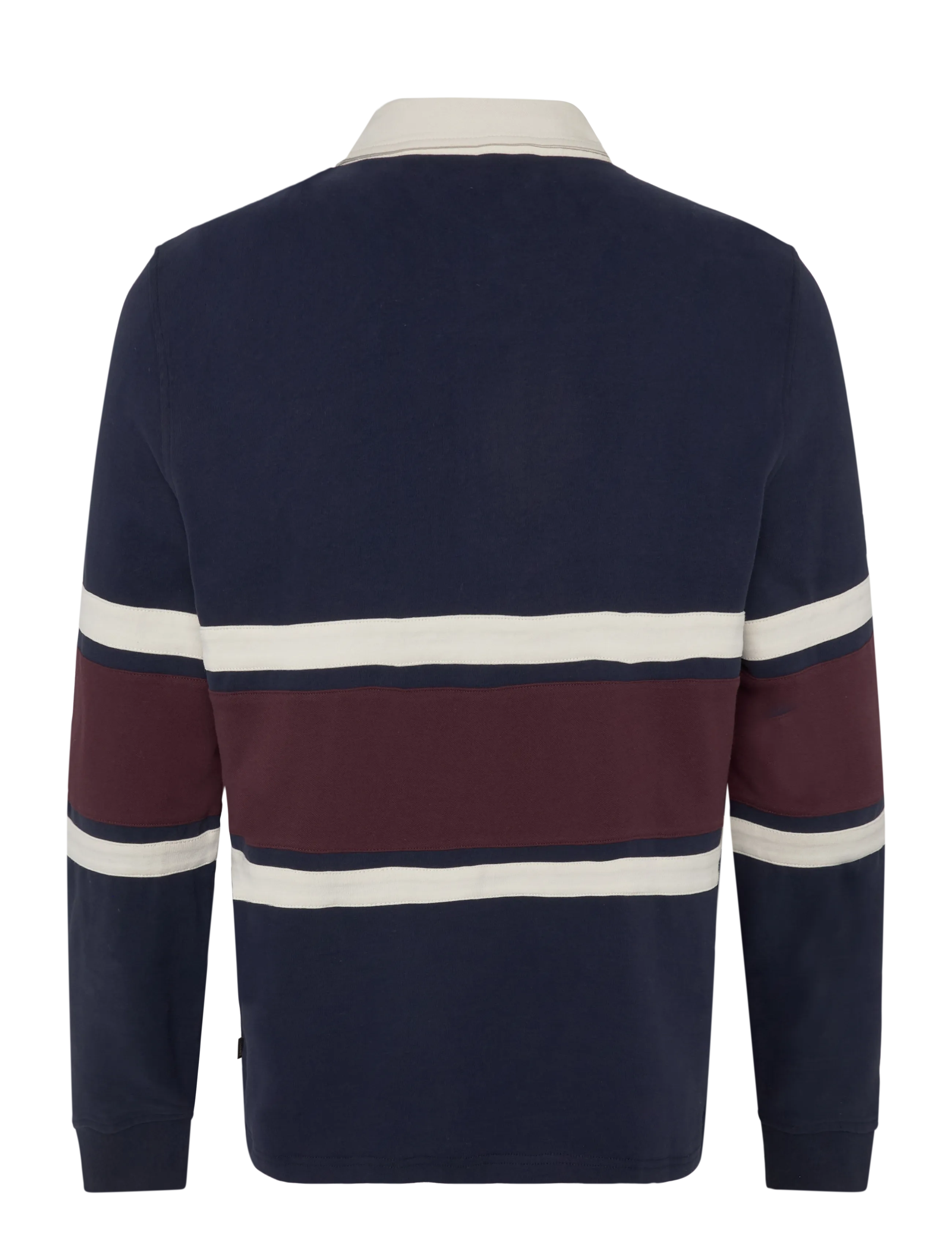 Morris - Harold Rugger - långärmade stickade pikétröjor - old blue - 2