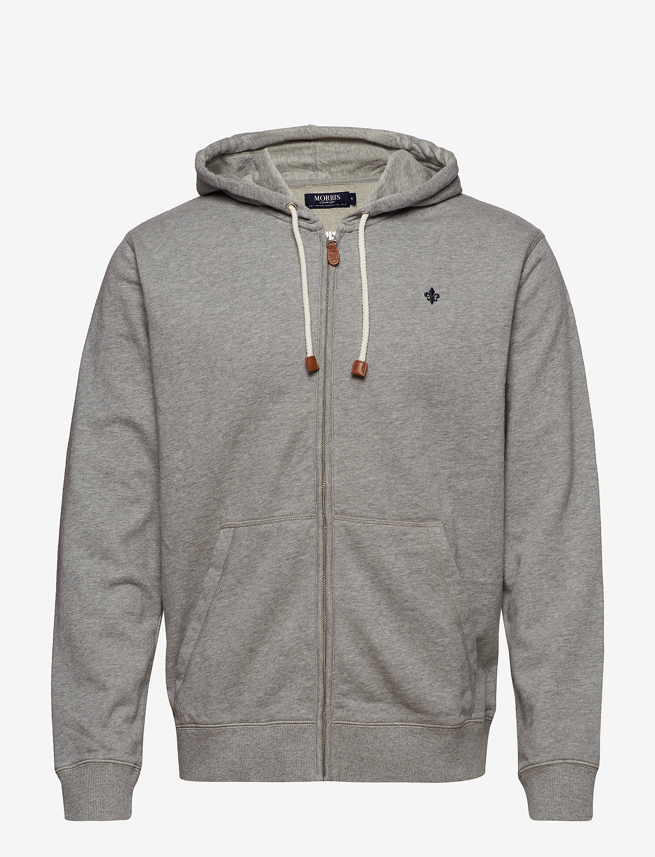 Morris - Morris Zip Hood - grey - 0