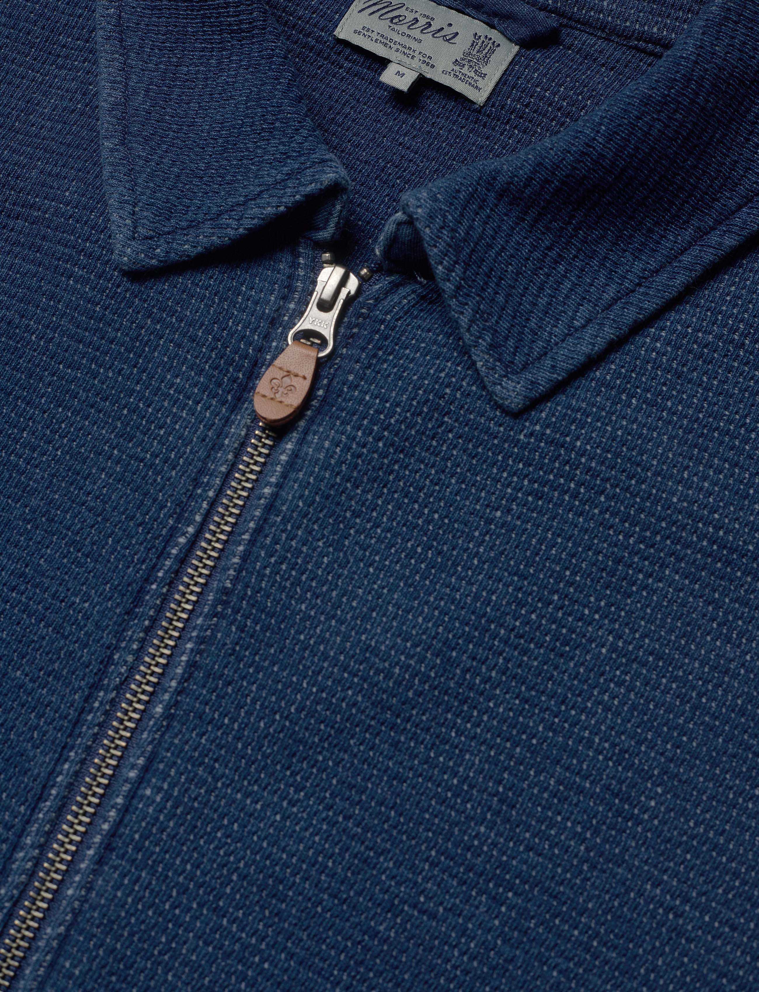 Morris - Romolo Zip Sweatshirt - blue - 2