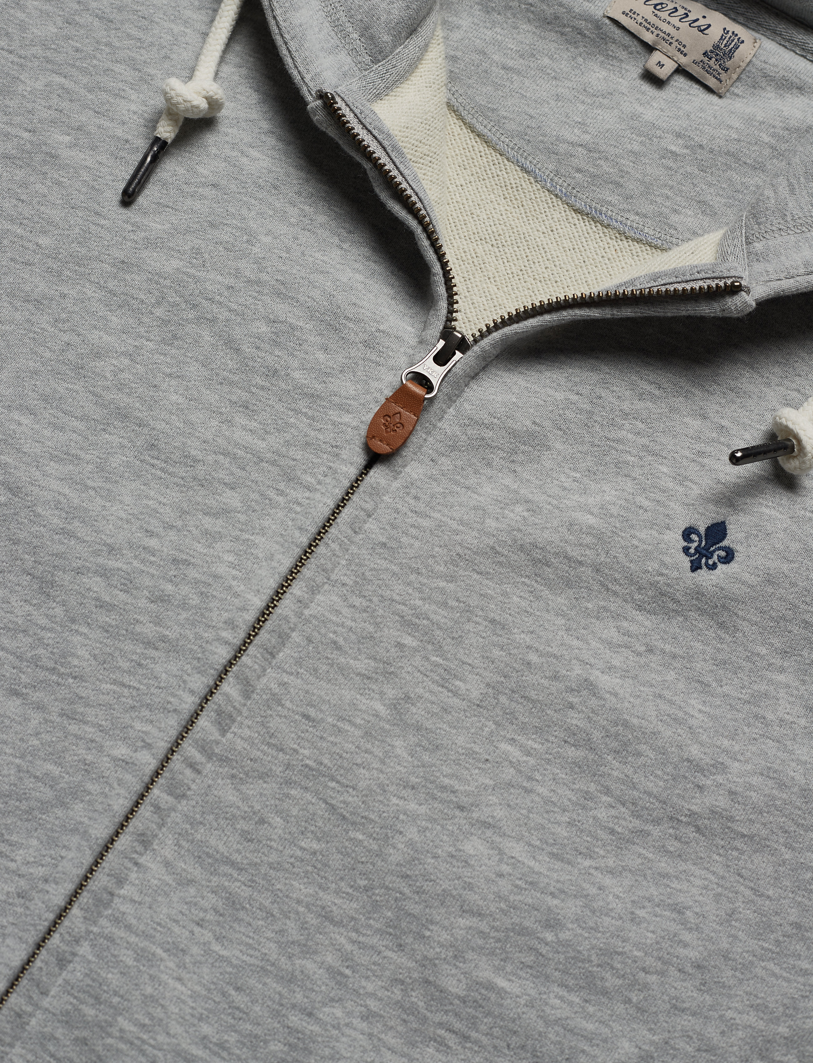Morris - Morris Zip Hood - grey - 2