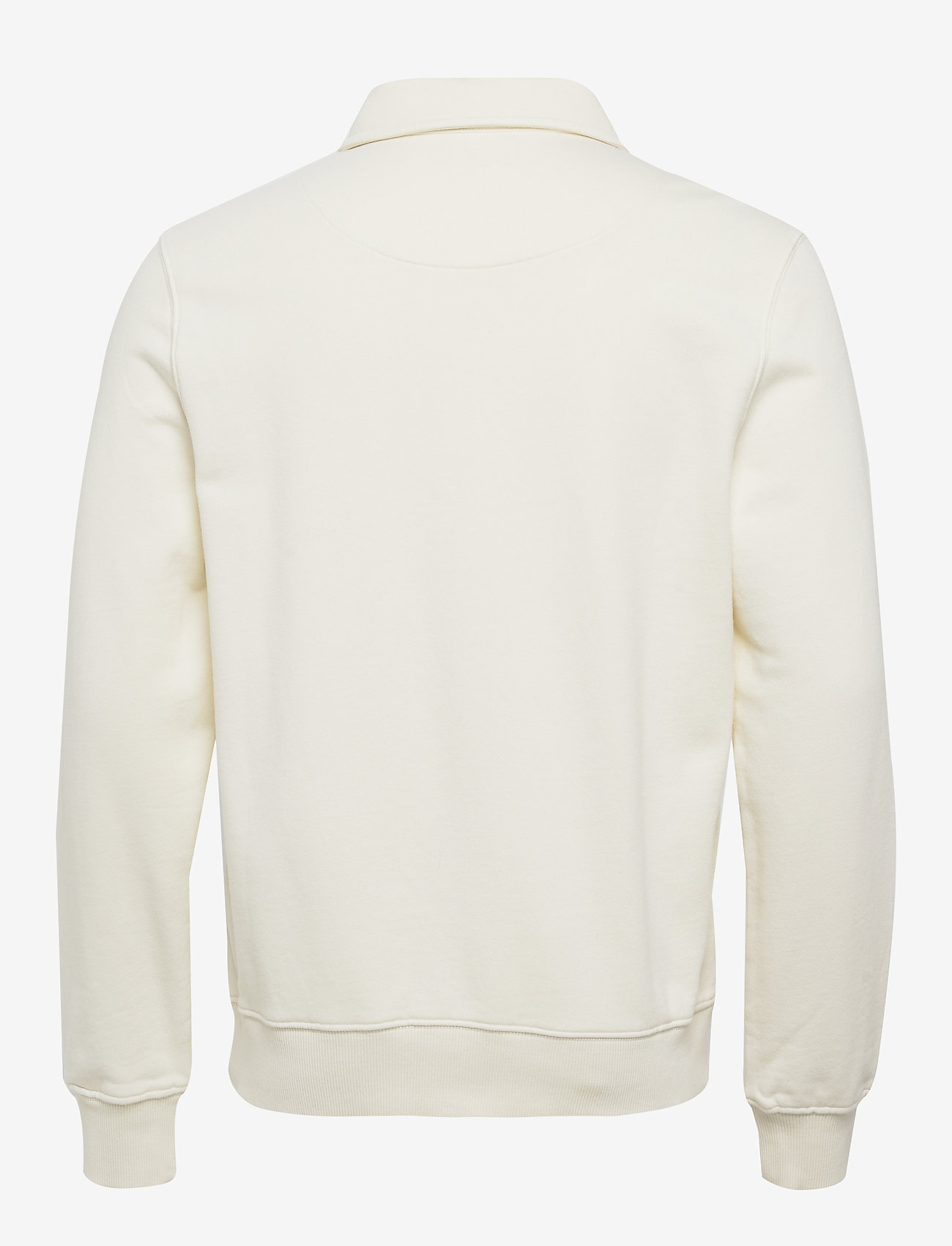 Morris - Belmondo Half-zip Sweatshirt - off white - 1