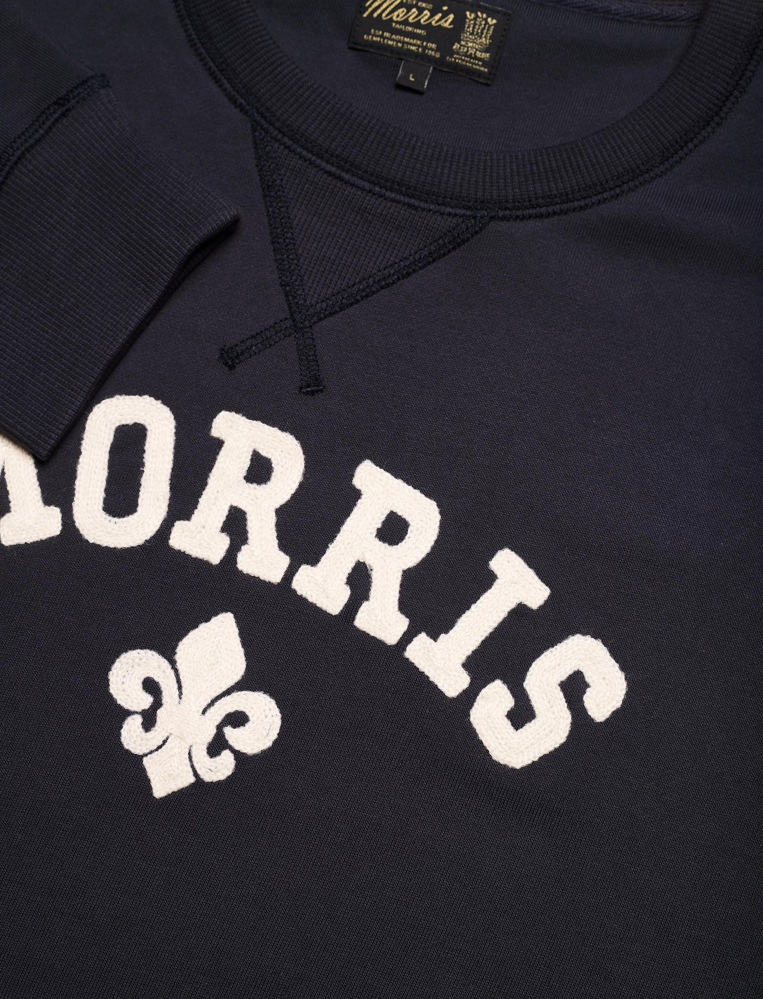 Morris - Keaton Sweatshirt - old blue - 2