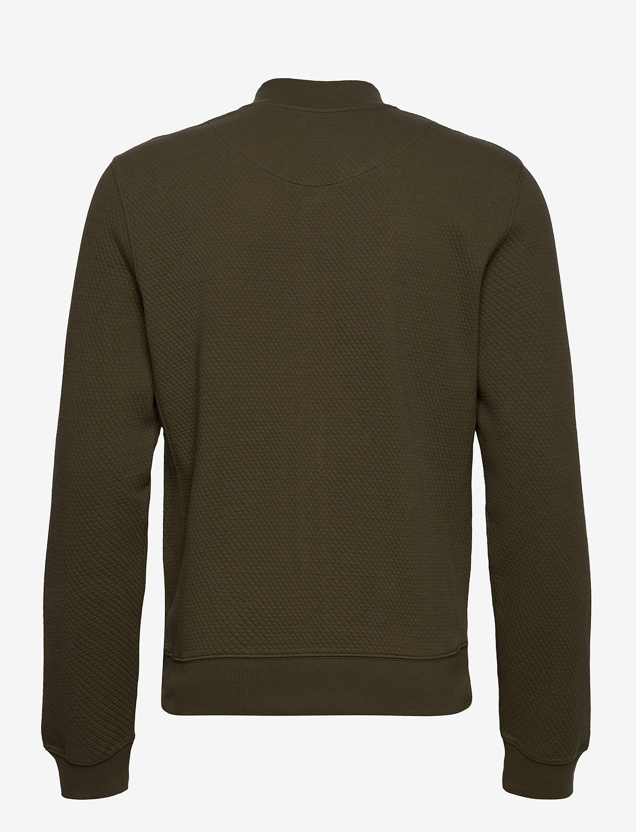 Morris - Redford Zip Cardigan - olive - 1