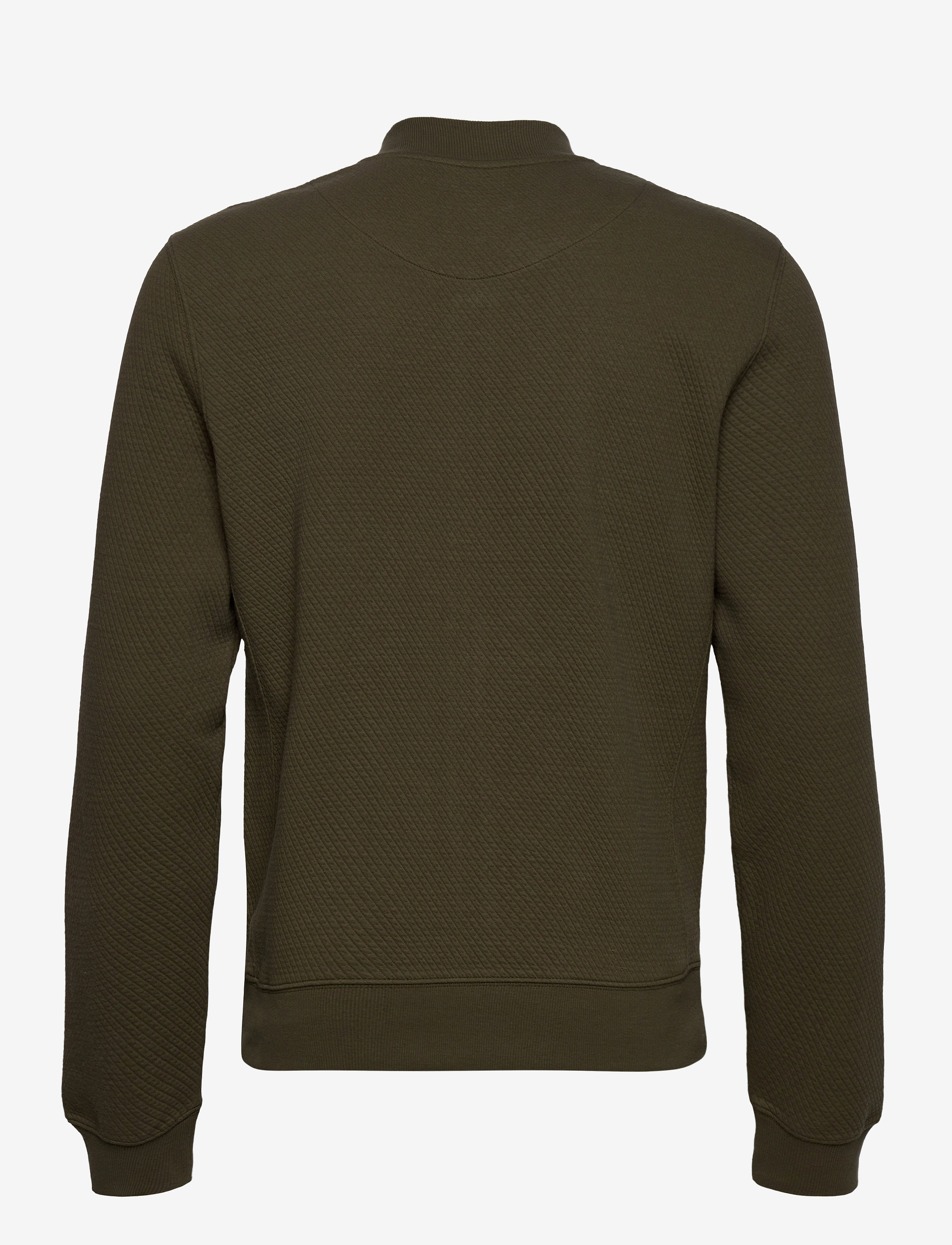 Morris - Redford Zip Cardigan - olive - 1