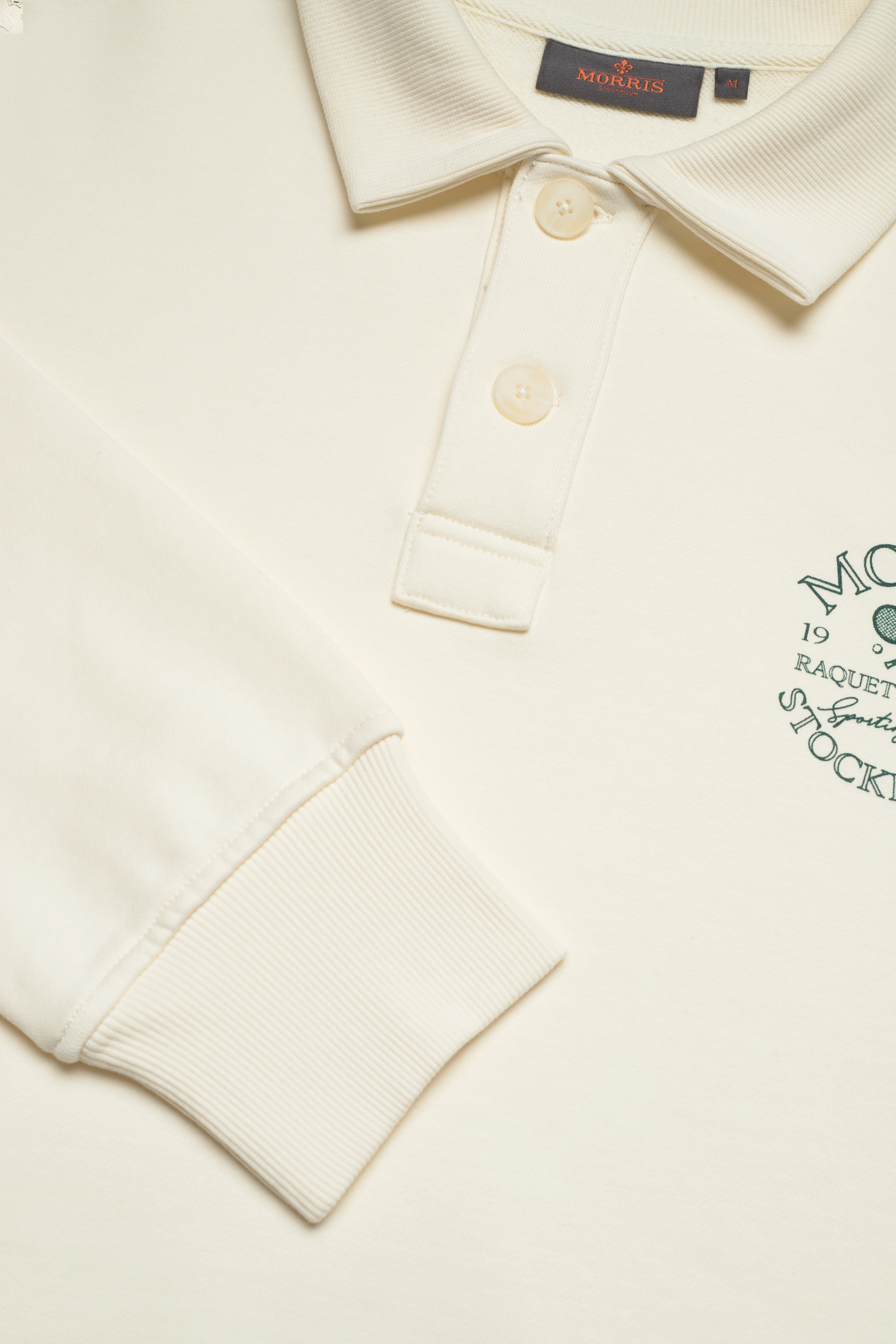 Morris - Wightman Polo Sweat - off white - 2