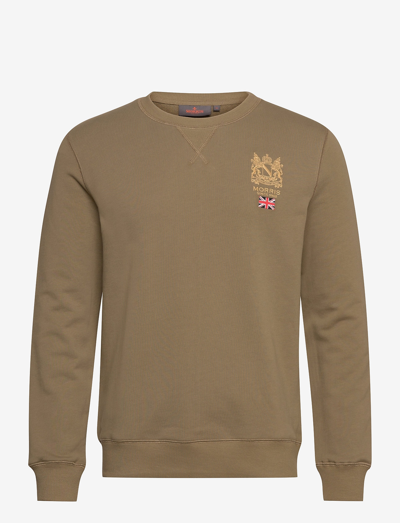 Morris - Trenton Sweatshirt - dressipluusid - olive - 0