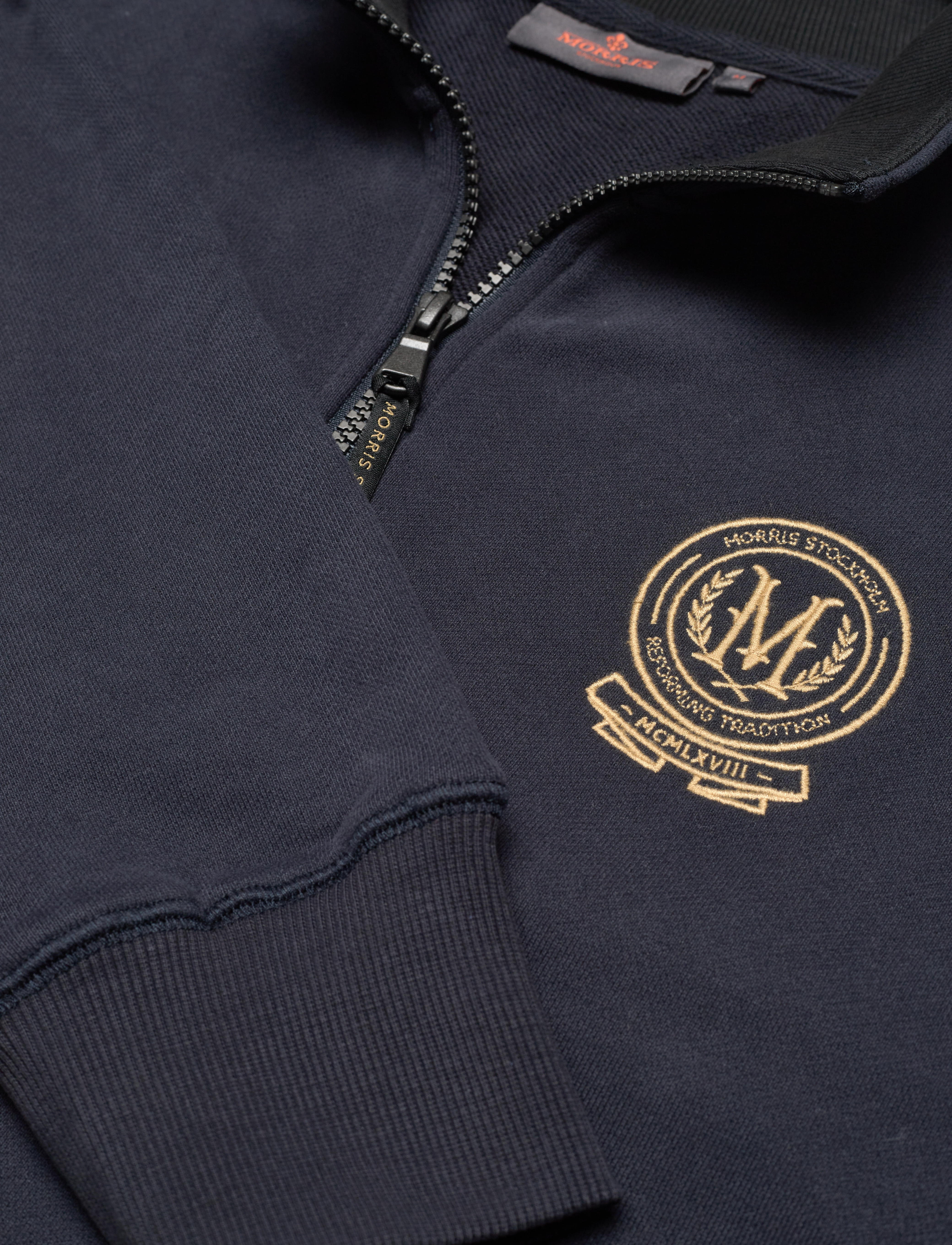 Morris - Dante Half Zip - blue - 2