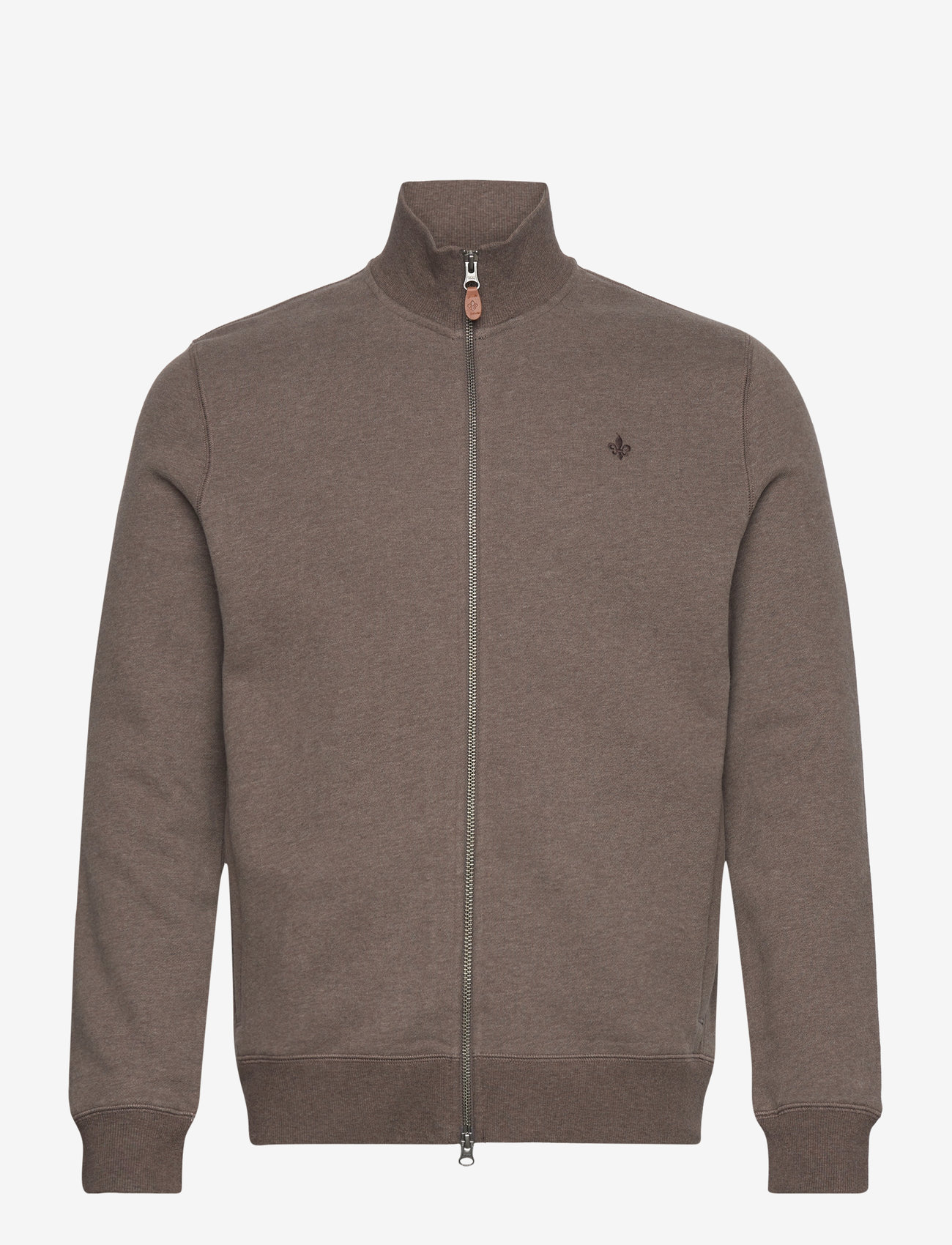 Morris - Warren Zip Cardigan - brown - 0