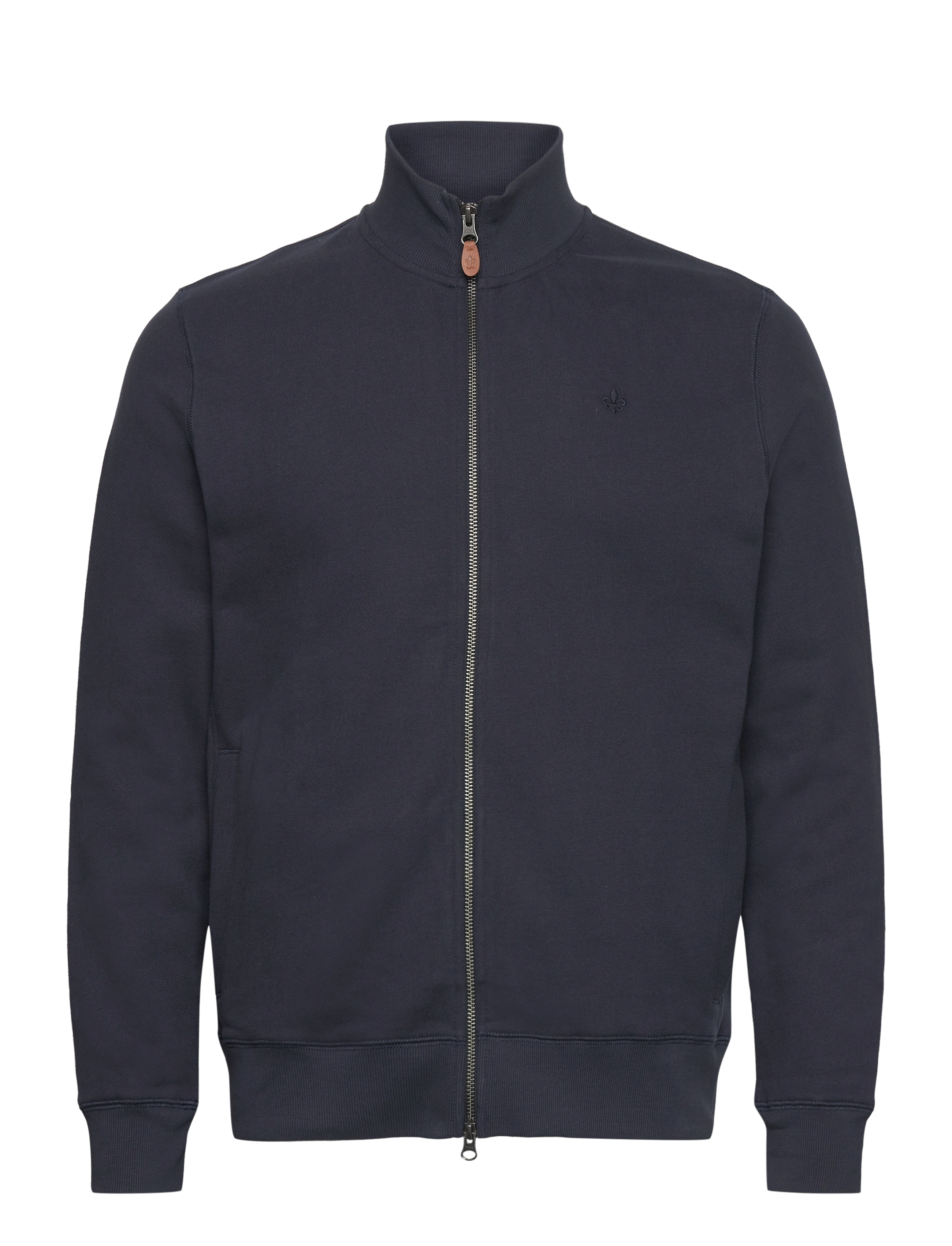 Warren Zip Cardigan - OLD BLUE