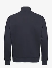 Morris - Warren Zip Cardigan - sweatshirts - old blue - 1