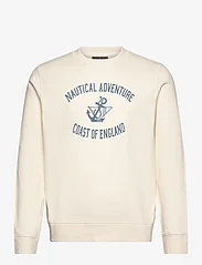 Morris - Navy Sweatshirt - nordic style - off white - 0
