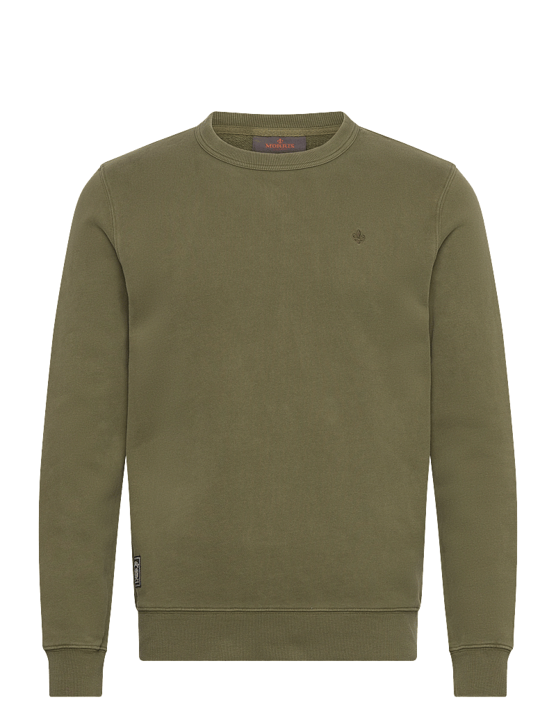 Morris - Brandon Lily Washed Sweatshirt - shop efter anledning - olive - 0