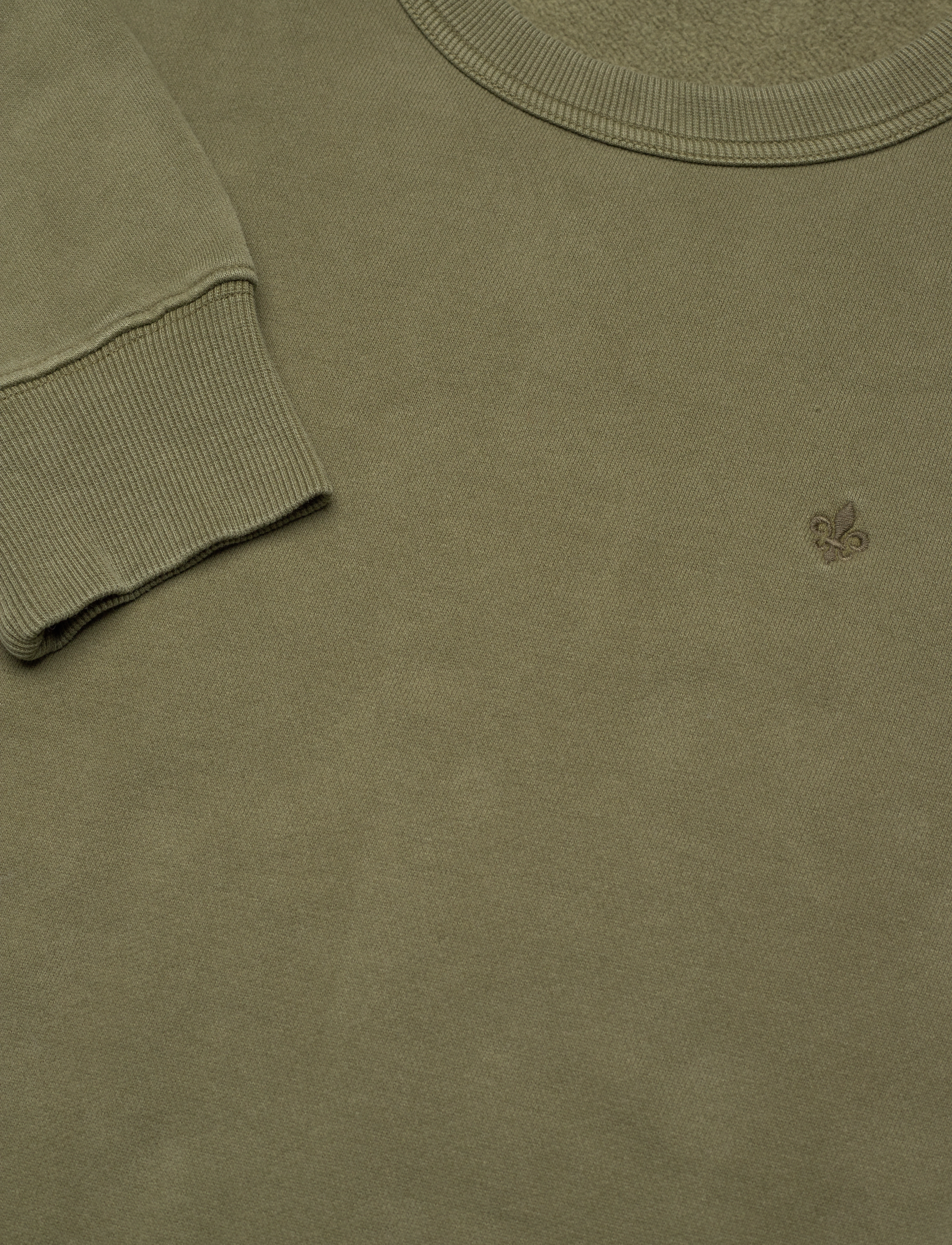 Morris - Brandon Lily Washed Sweatshirt - sweatshirts - olive - 2
