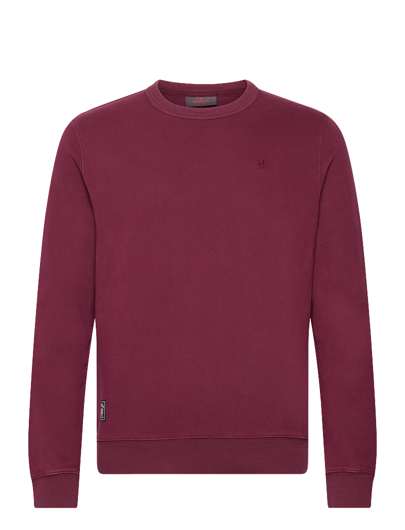 Morris - Brandon Lily Washed Sweatshirt - shop efter anledning - wine red - 0